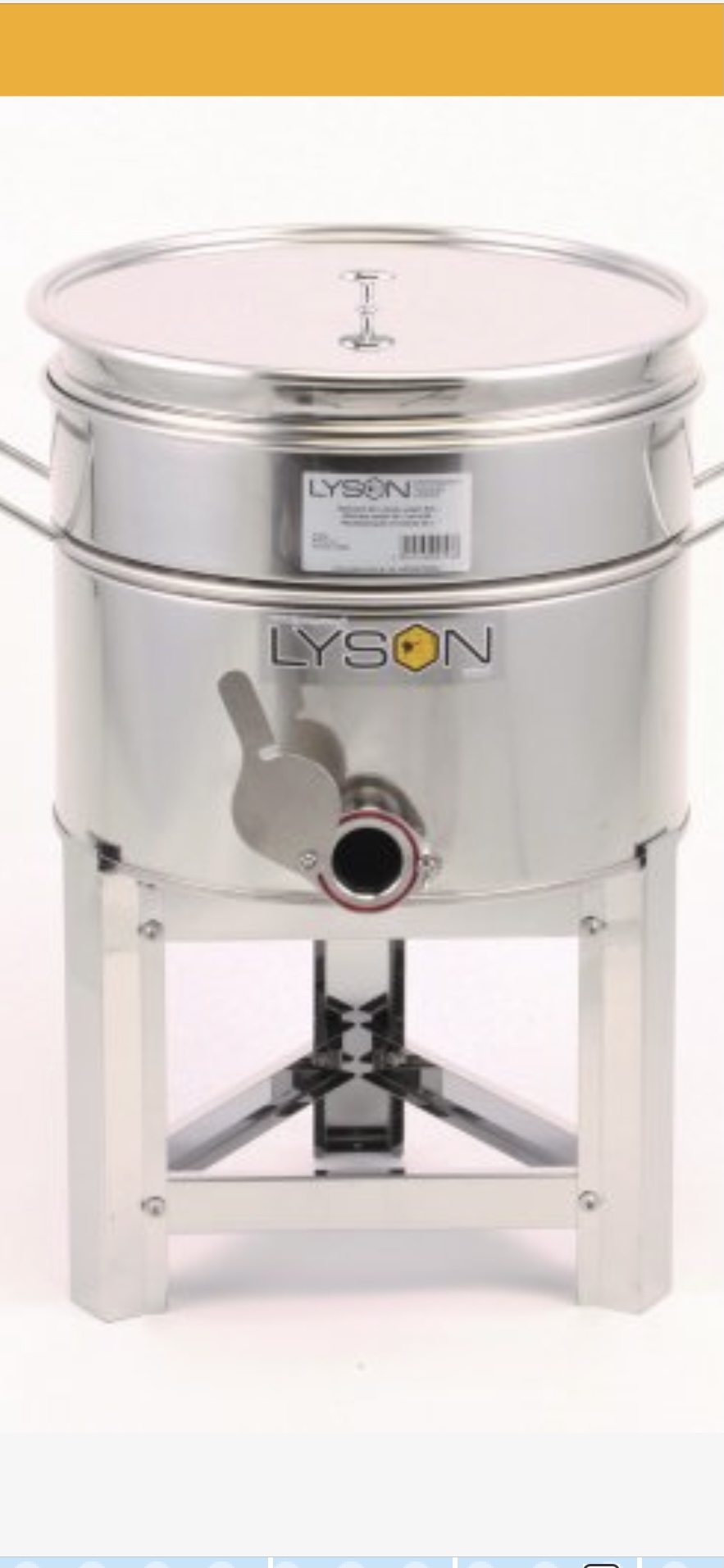 LYSON はちみつタンク 30リットル 7028NUの使用感を教えて下さい＾＾